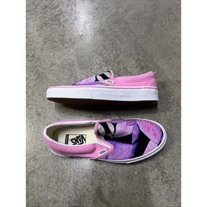 Vans Classic Slip On Shoes Custom Pink Purple Mens Size 8 Womens 9.5 Rare